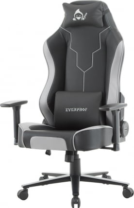 Кресло геймерское Everprof Rapid Экокожа Серый_11