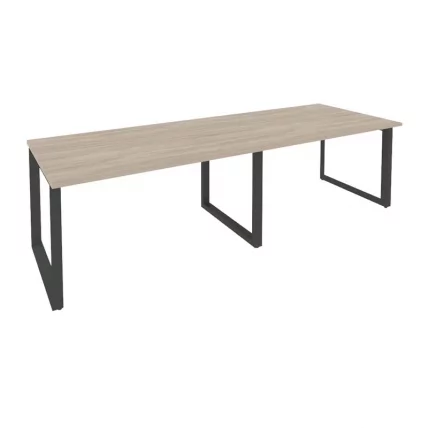 Стол переговорный (2 столешницы) ONIX O.MO-PRG-2.3 Дуб Аттик/Антрацит_0