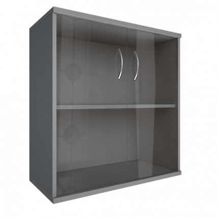 Шкаф низкий широкий Riva А.СТ-3.2 Серый_0