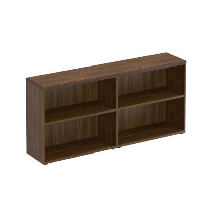 Стеллаж низкий 4-створчатый с топом (без дверей) MARK МК 751 Орех тоскана_0