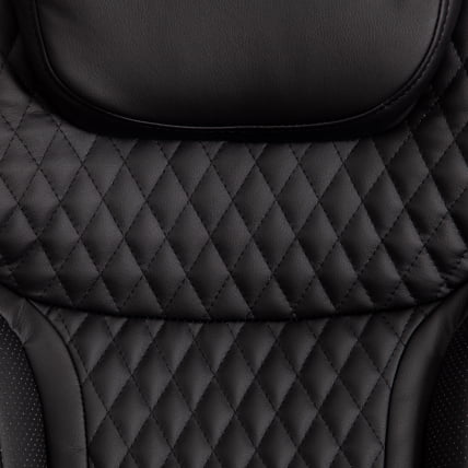 Кресло офисное Trust (max) кож/зам, черный/черный стеганный/черный, 36-6/36-6/36-6/06_8