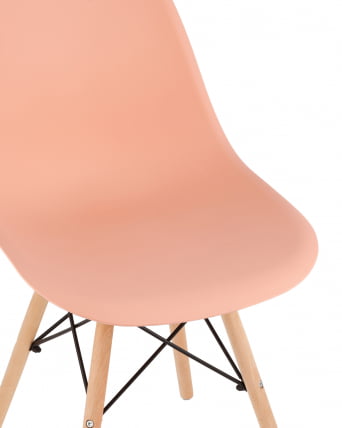 Стул Еамес Стйле ДСВ персиковый (разборный каркас) / Eames Style DSW_5