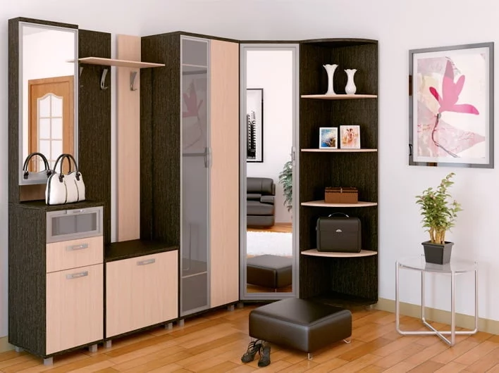 Шкаф 600 Модуль 4 Венге/Дуб млечный_2