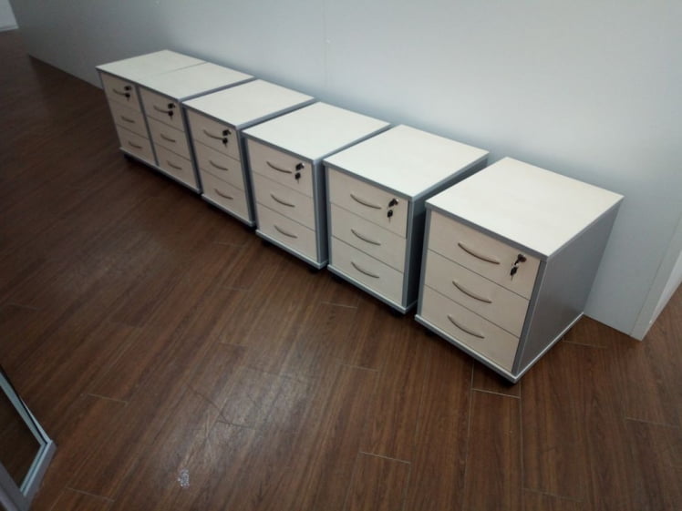 Тумба подкатная IMAGO ТМ-3.А Клен Металлик_5