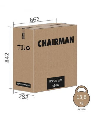 Кресло руководителя CHAIRMAN 612 Серый_5