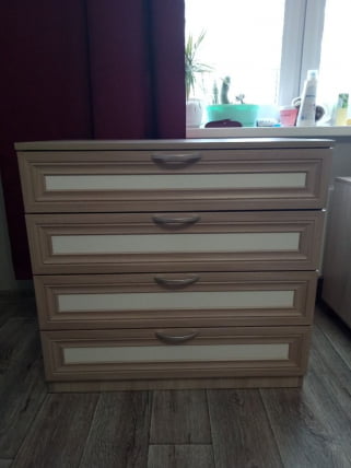 Комод Остин Модуль №6 Ясень шимо светлый/белый_3