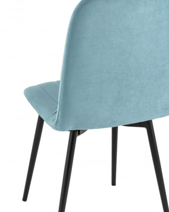 Стул Easy велюр пыльно-голубой 4 шт. комплект_6