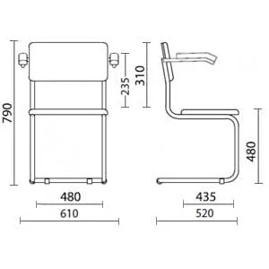 Стул Сильвия АРМ Z-11 Черный_4