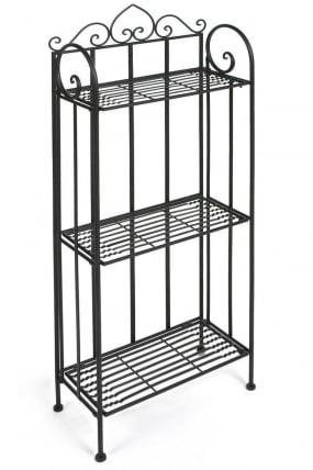 Этажерка Secret De Maison 004 стальной сплав, 42х20х108см, черный_0