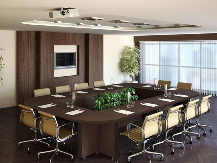 Комплект мебели для переговорной Bonn 10 Темный дуб_0