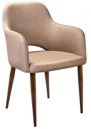 Кресло Ledger Сканди Браун Темный Орех_0