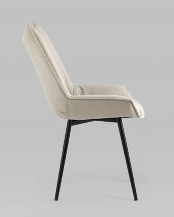 Стул обеденный Осло велюр Бежевый_2