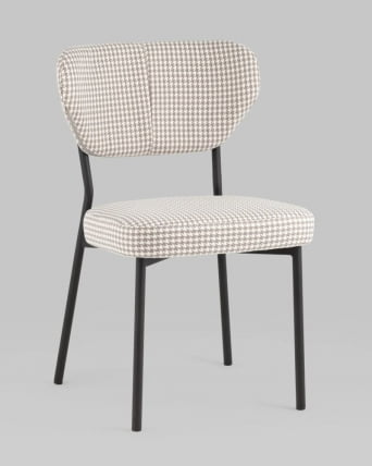 Стул Билл гусиная лапка Бежевый_2