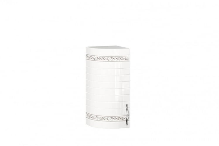 Шкаф кухонный окончание 320 радиусный Анастасия ЛД 017.321.000 Белый_0