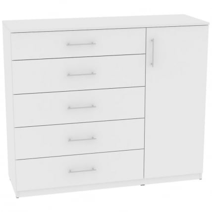 Комод Калисто(К41)1147х1352х468ручкарейлинг160мм(Белый) / Калисто(K41)1147х1352х468ручкарейлинг160мм(Белый)_0