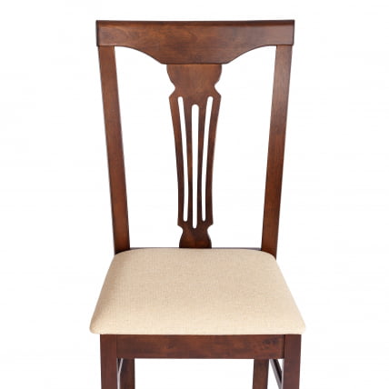 Стул Гермес/ Hermes дерево гевея, 43х49х94см, Cappuchino , ткань бежевая (S178-4)_6