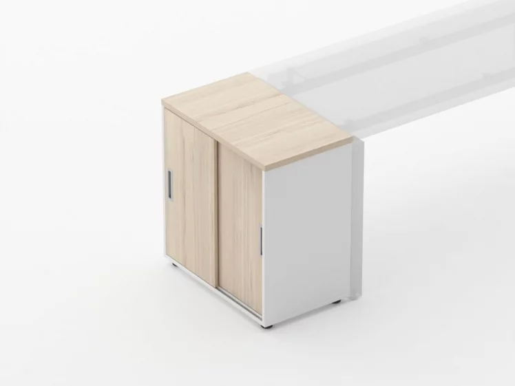 Тумба-купе Deka 9.02.07 Туя/Белый_2