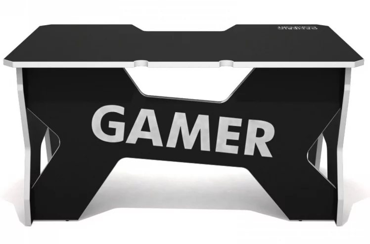 Стол геймерский Generic Comfort Gamer2/DS/NW Белый Черный_1