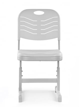 Стул ученический регулируемый пластиковый (рост 3-5) Серый_1