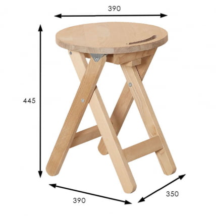 Табурет складной Лак_6