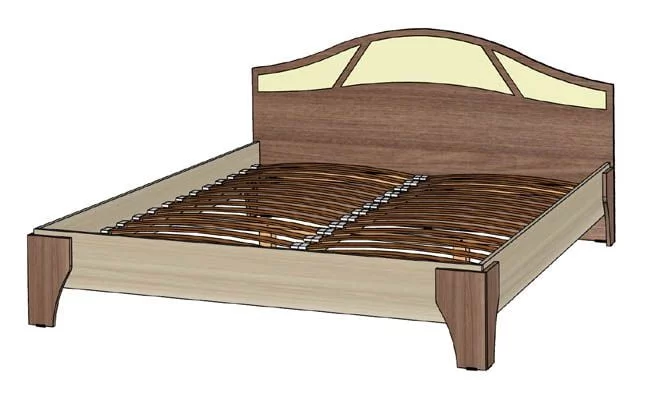 Кровать Верона 160x200 Ясень шимо_0