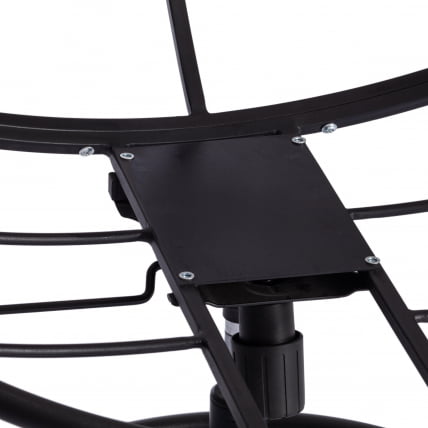 Кресло CLOUDE HOME рогожка/металл, 97х98х90-96см, коричневый, 3М7-147_11