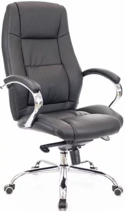 Кресло руководителя Kron M кожа Черный_0