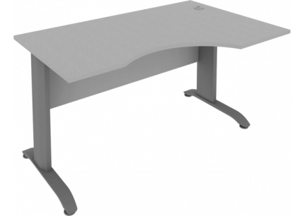 Стол криволинейный правый Riva ПЛ.СА-2 Пр Серый_0