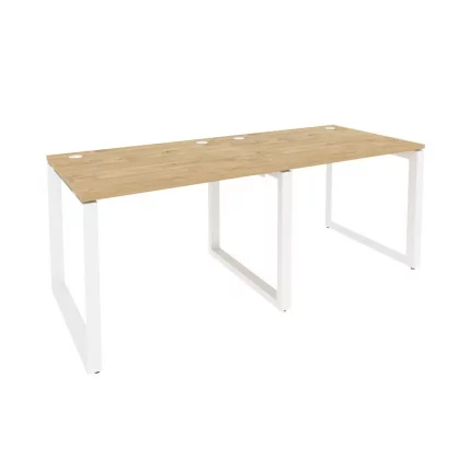 Рабочая станция на О-образном м/к ONIX O.MO-RS-2.1.8 Тиквуд Светлый/Белый_0