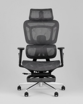 Кресло офисное TopChairs Nimbus серый_2