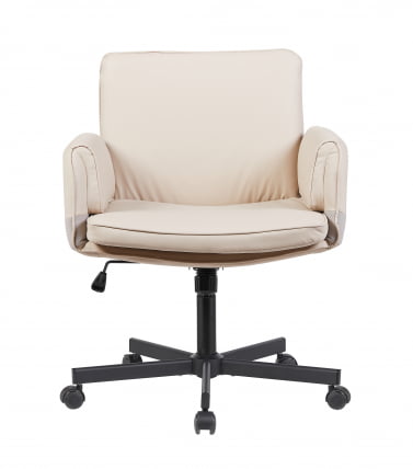 Кресло офисное ТопЧаирс Фолдо (Фолдо) с откидными подлокотниками бежевое / TopChairs (Foldo)_2