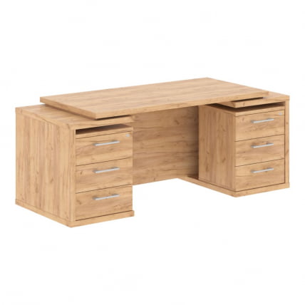 Стол руководителя Torr-Z TDT 197 Дуб Бофорд_0