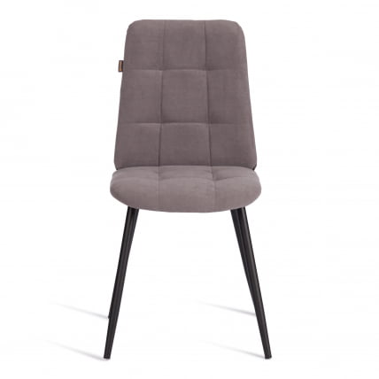 Стул обеденный Asti флок , 47х54х86, серый, 29_4
