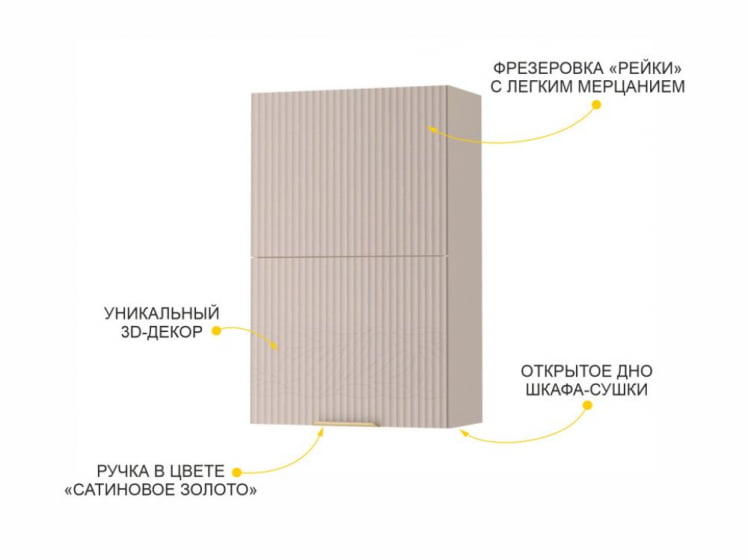 Шкаф-сушка кухонный (с системой плавного закрывания) Флоренция 107.41_7