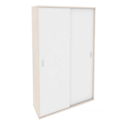 Шкаф-купе с полками ONIX O.SHK-1.1 Денвер Светлый/Белый_0
