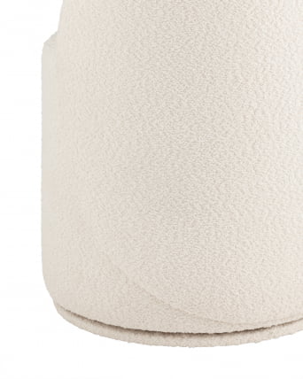 Пуф Loreen вращающийся букле Белый_6