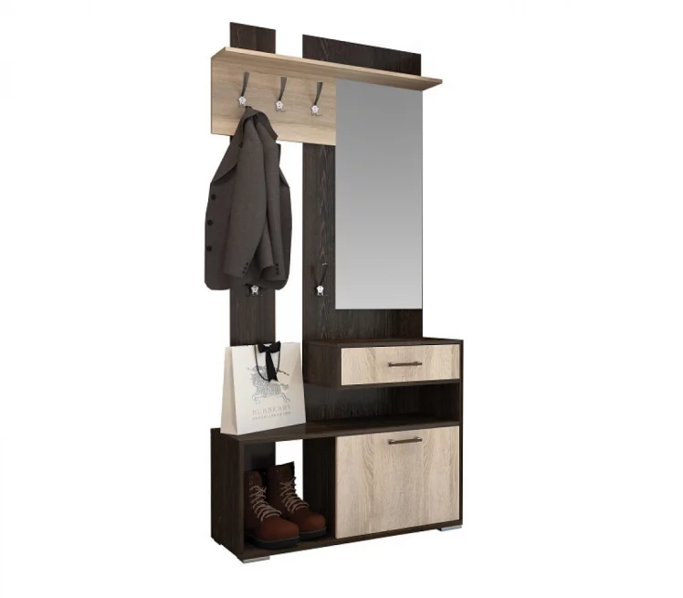 Прихожая Смарт 2 со шкафом Дуб Кантерберри Дуб Сонома_1