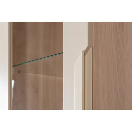 Шкаф витрина Сканди (ВИ) Жемчужно-белый_5