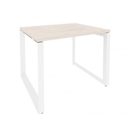 Стол рабочий на О-образном м/к ONIX O.MO-SP-1.8 Денвер Светлый/Белый_0