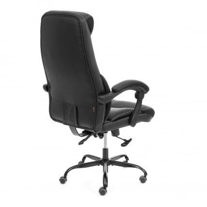 Кресло руководителя Cambridge metalBL кож/зам/ткань, черный/черный, 36-6/11_3