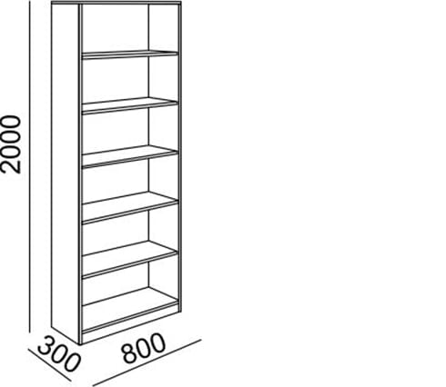 Стелаж Остин Модуль №8 Ясень шимо светлый/белый_3