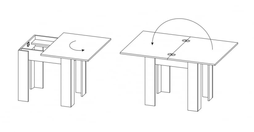 Кухонный стол СО-1 (Подстолье Венге / Столешница, ножки Беленый дуб)_2