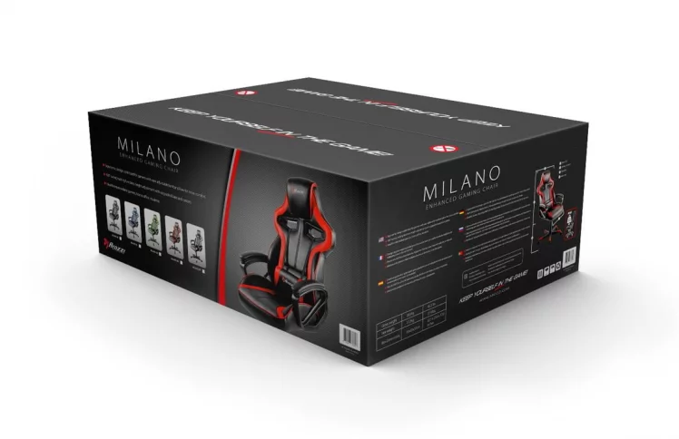 Геймерское кресло Ароззи Милано Ред / Arozzi Milano Red_4
