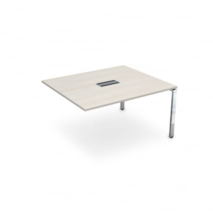 Стол системы БЭНЧ, переговорный, конечный GLOSS LINE НСПК-П.926 Ivory_0