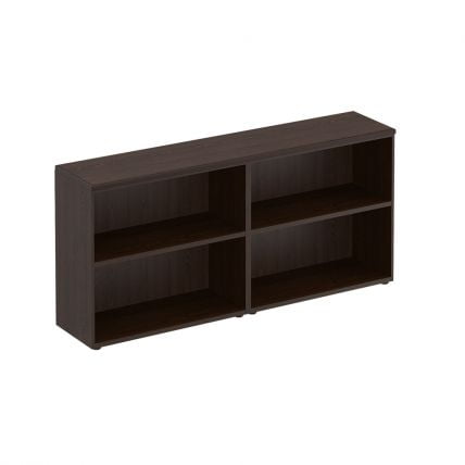 Стеллаж низкий 4-створчатый с топом (без дверей) MARK МК 751 Дуб валенсия_0