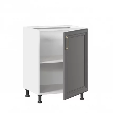 Тумба кухонная 600 Джелатто ЛД 241.050.000.089 Белый Оникс серый_1