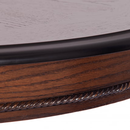 Стол круглый раскладной Rochester -STC- (4260-STC) дерево гевея/мдф, 106 (150) х 106 х 75 см, Tobacco_8