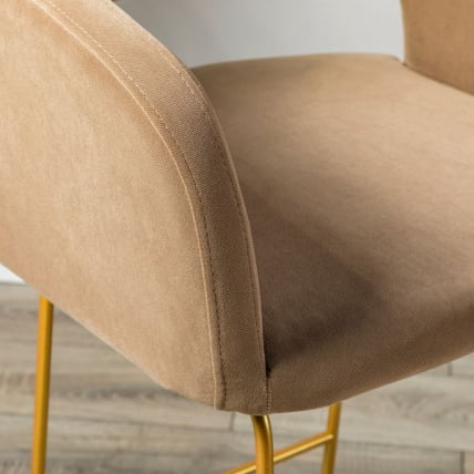 Кресло Бар Oscar Б Diag beige/Линк золото_3