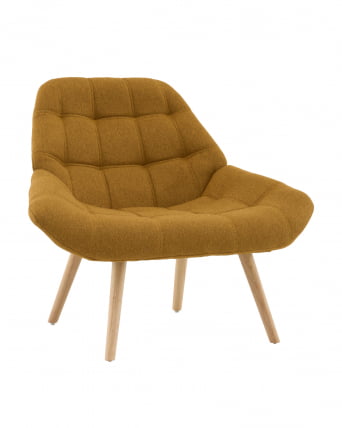 Кресло Олби Квадро горчичный_0