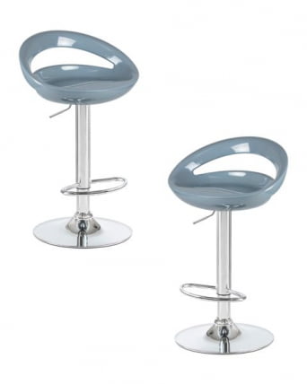 Стул барный ДОБРИН ДИСCО (серый) 2 шт / DOBRIN DISCO_0